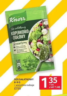 Sos sałatkowy Knorr promocja w Selgros