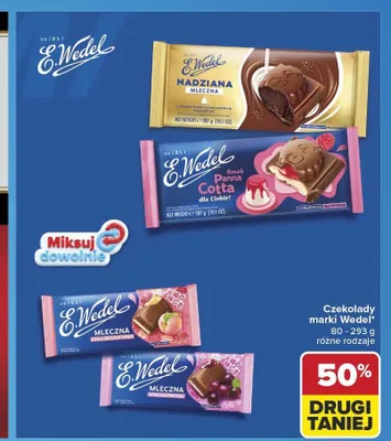 Czekolada E.Wedel Smak Panna Cotta promocja w Carrefour