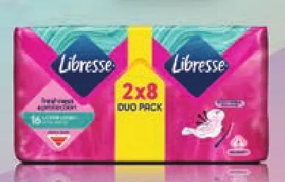 Podpaski Libresse Duo Pack 16-pak promocja w Stokrotka