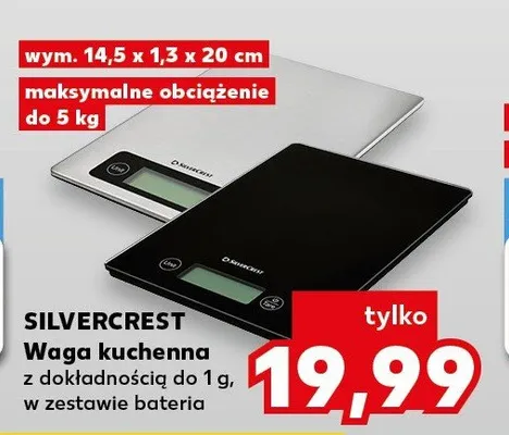 Waga kuchenna Silvercrest promocja w Kaufland