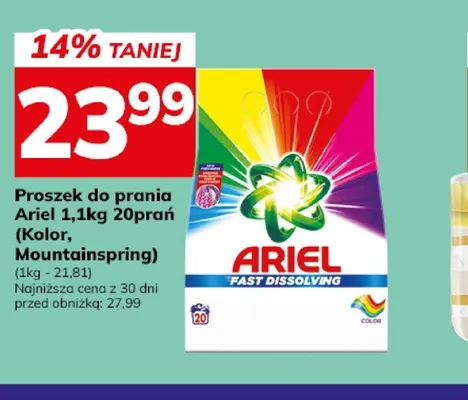 Proszek do prania Ariel Mountainspring promocja w Hitpol