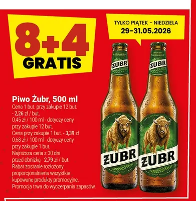 Piwo Żubr promocja w Twój Market