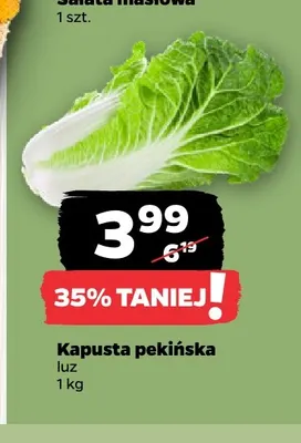 Kapusta pekińska promocja w Netto