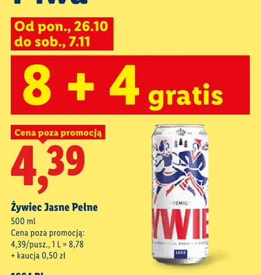 Piwo Żywiec promocja w Lidl