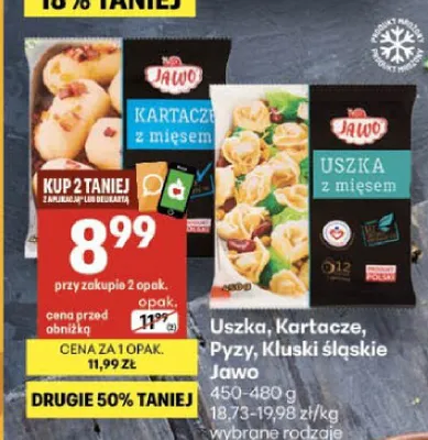 Uszka Jawo promocja w Delikatesy Centrum