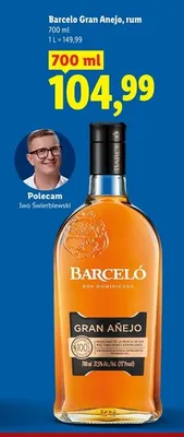 Rum Barcelo Gran Anejo promocja w Lidl