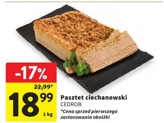 Pasztet ciechanowski promocja w Intermarche