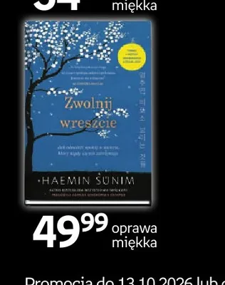 Książka Zwolnij wreszcie Haemin Sunim promocja w Empik