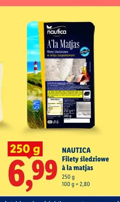Filety śledziowe à la matjas Nautica promocja w Lidl