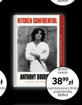Książka Kitchen Confidential Anthony Bourdain promocja w Empik