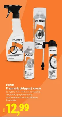 Preparat do czyszczenia hamulców rowerowych Crivit Brake Cleaner promocja w Lidl