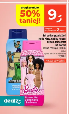 Żel pod prysznic 2w1 Hello Kitty promocja w Dealz