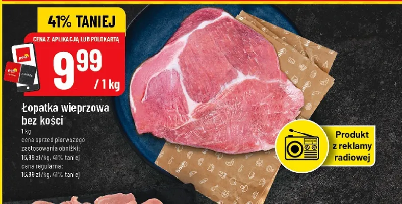 Łopatka wieprzowa bez kości promocja w POLOmarket