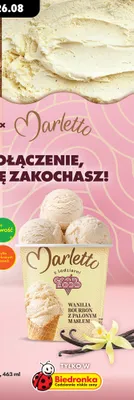 Lody Marletto Good Lood wanilia Bourbon z palonym masłem promocja w Biedronka
