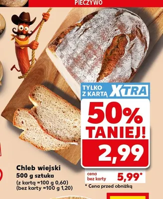 Chleb wiejski promocja w Kaufland
