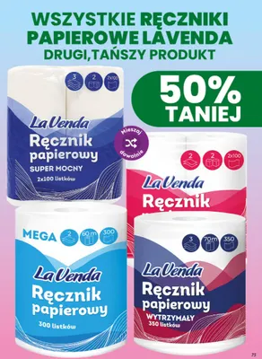 Ręcznik papierowy La Venda 2-pak promocja w Dino