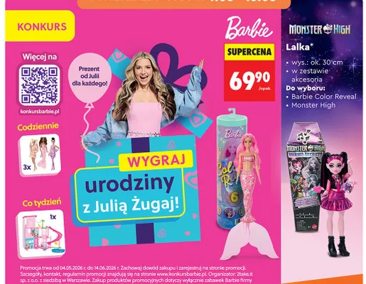 Lalka promocja w Biedronka