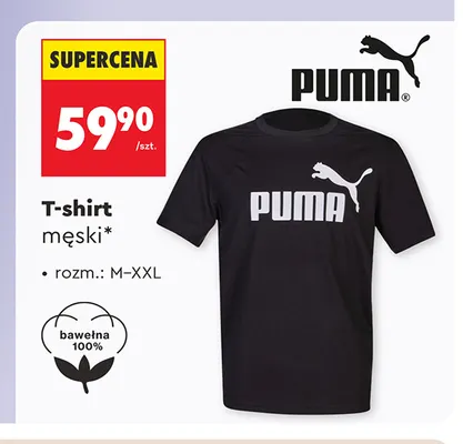 T-shirt męski Puma promocja w Biedronka