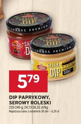 Dip serowy Roleski promocja w Stokrotka