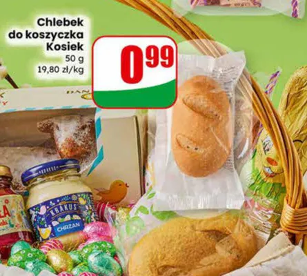Chlebek do koszyczka promocja w Dino