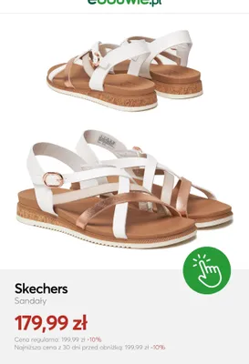 Sandały Skechers promocja w eobuwie.pl