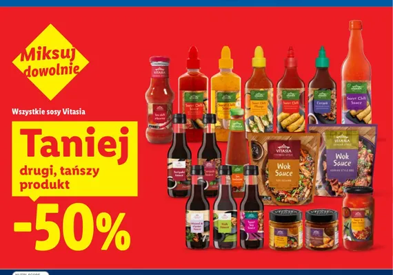 Sos Teriyaki Vitasia promocja w Lidl