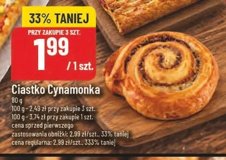 Ciastko Cynamonka promocja w POLOmarket