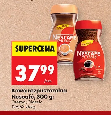 Kawa rozpuszczalna Nescafé Crema promocja w Biedronka