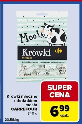 Krówki mleczne z dodatkiem masła CARREFOUR promocja w Carrefour Express