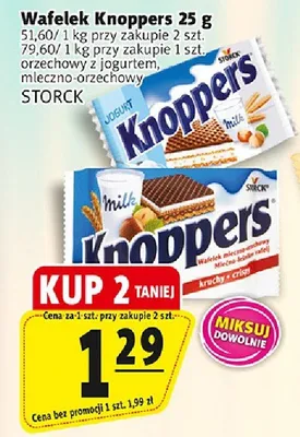 Wafelek Knoppers promocja w Prim Market