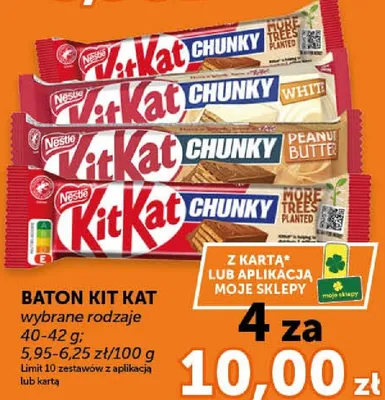 Baton Chunky wybrane rodzaje promocja w Groszek