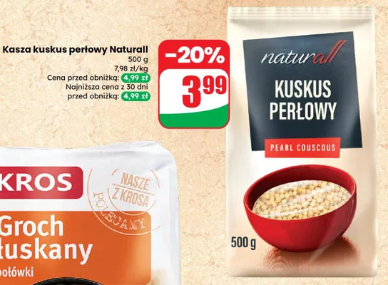 Kasza kuskus perłowy promocja w Dino