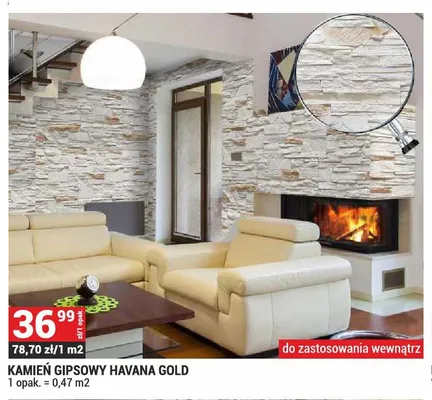 Kamień gipsowy Havana Gold promocja w Merkury Market