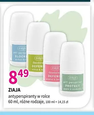 Antyperspirant w rolce Ziaja promocja w Drogerie Polskie