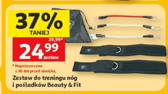 Zestaw do treningu nóg i pośladków Beauty & Fit promocja w Auchan