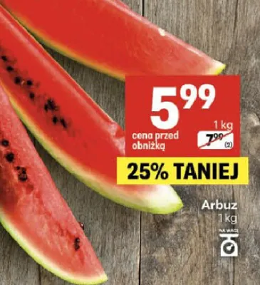 Arbuz promocja w Delikatesy Centrum