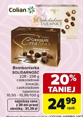 Bombonierka czekoladowe kreacje promocja w Carrefour