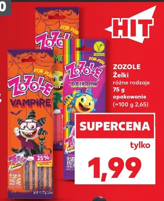 Żelki Zozole promocja w Kaufland