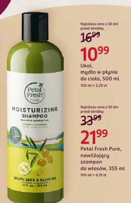 Nawilżający szampon do włosów promocja w Rossmann