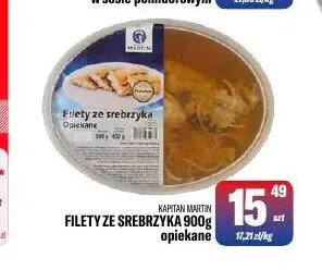 Filety ze srebrzyka Kapitan Martin opiekane promocja w Tomi Markt