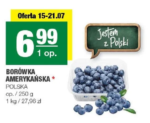 Borówka amerykańska promocja w SPAR