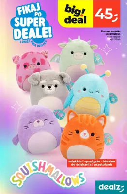Pluszowa maskotka Squishmallows wys. 30cm promocja w Dealz