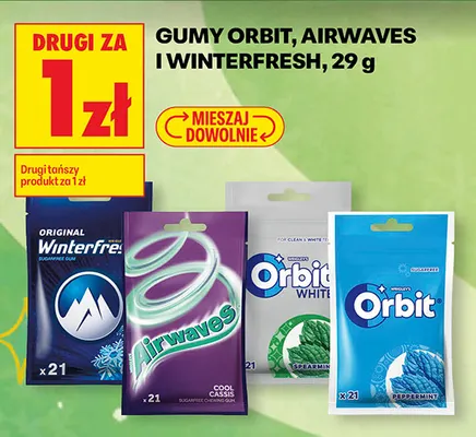 Guma do żucia Orbit White Spearmint promocja w Biedronka