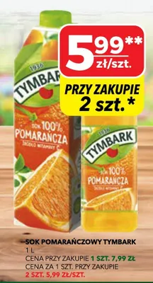 Sok pomarańczowy promocja w Top Market