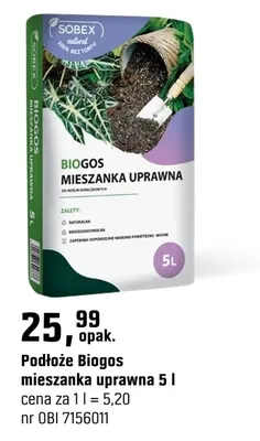 Podłoże mieszanka uprawna promocja w OBI