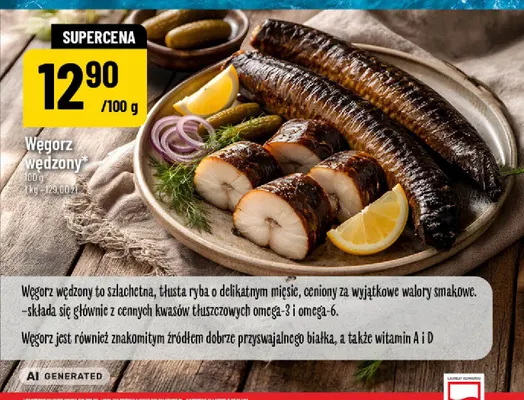 Węgorz wędzony promocja w POLOmarket