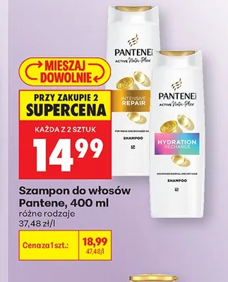 Szampon do włosów Pantene Hydration Recharge promocja w Biedronka