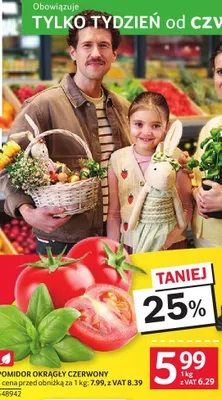 Pomidor okrągły czerwony promocja w Selgros