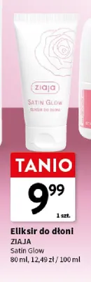 Eliksir do dłoni Ziaja Satin Glow promocja w Intermarche