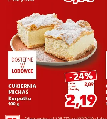 Karpatka Cukiernia Michaś promocja w Kaufland